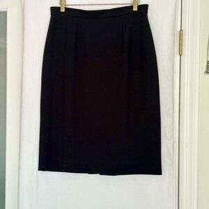 Jones New York Platinum Collection Classic & Chic Black Skirt Size 10